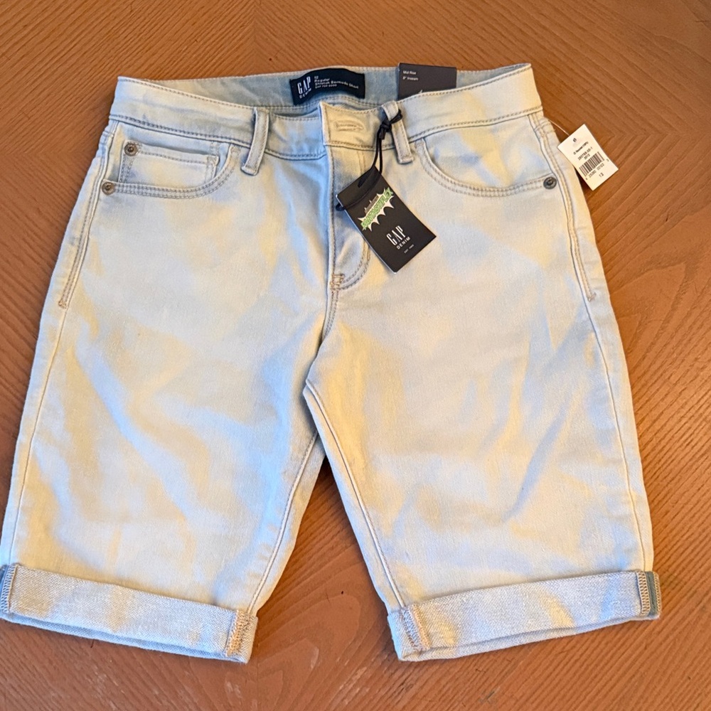 GAP Faded Blue Denim Shorts
